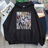 Moletom com Capuz Huntrix Logo Caçadores de Demônios Kpop Masculino Solto Lã Polar
