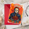 Compra directa transfronteriza de tarjetas de felicitación divertidas de Halloween para cementerio de fantasmas, tarjetas de regalo de invitación creativas y peculiares