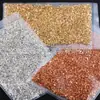 Decoración para uñas de moda transfronteriza 1-2 mm grava ultrafina fragmentos irregulares arte de uñas arena dorada arena plateada 450g