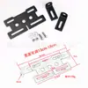 Portaplaca Trasero para Coche Eléctrico con Luz Trasera Soporte Metálico para Matrícula Trasera Soporte de Conversión de Matrícula Modificado para Coche Eléctrico