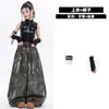 Ropa de hip-hop para niñas de jazz, atuendos de baile modernos y geniales para espectáculos infantiles, disfraces de moda para actuaciones callejeras de niñas