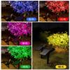 Foco solar para exteriores, iluminación de árboles, lámpara impermeable, lámpara de césped enchufable, lámpara decorativa para jardín y villa, luz nocturna para ambiente de jardín