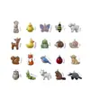 Series Populares de Marcas Independientes: Colgantes Animal Kingdom Conejo, Ciervo, Oveja, Ardilla, Electrochapado al Vacío, Oro de 18 Quilates que Conserva el Color