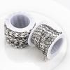 Corrente de Comprimido Oval Corrente de Joia de Aço Inoxidável Acessórios DIY Suprimentos para Colar Pulseira Corrente da Moda Acessórios