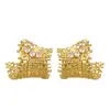 Brincos de Zircônia Trançados em Corda de Cânhamo da Moda para Mulheres, Design de Microincrustação de Luxo de Alta Qualidade, Brincos com Pino de Prata S925, Joias Exclusivas de Nicho