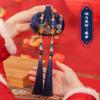 Sache Aromático do Festival da Lua de Qian Li, Bolsinha de Brocado Estilo Tradicional, Bolsa Vazia de Formato Único, Lembrança Hanfu Estilo Antigo