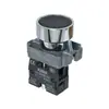 Interruptor de botón metálico indicador serie XB2-BA3142 Rojo Verde Amarillo Azul Blanco Negro botón plano