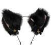 Bonito Plush Cat Hairband Cat Ear Fox Headband Beast Ear Hairpin Headwear Hairpin Bell Acessórios de cabelo feminino na moda