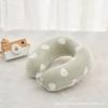 Almohada de Espuma con Memoria en Forma de U para Dormir y Corrección del Cuello de Bebés y Niños, Almohada para Boca Abajo, Almohada Cervical, Soporte para el Cuello en el Coche