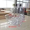 Sofá Inflável Transparente Moderno para Armazenamento de Bonecas ao Ar Livre Cadeira Simples Macia Adereço de Conforto para Fotografia Armazenamento de Bonecas