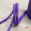 Corda Redonda Poliéster Sem Alma Espessura 5mm Núcleo Oco Corda de Poliéster Textura Grossa Corda para Bolsa Tecida à Mão Corda para Carregar Roupas Amarradas Cordão