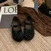 Estilo delicado, adorno de lazo, zapatos Mary Jane de una sola tira con material suave y amigable con la piel, adecuados tanto para el trabajo como para citas, zapatos de mujer