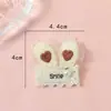 Nuevo Estilo Encaje Bordado Fresco Ribete de Malla Gato/Corazón/Oso Ropa Infantil Accesorios para el Cabello Calcetines Sombrero Accesorios