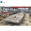 Buque de Transporte de Barcaza de Cubierta Plana Grande, Embarcación de Transporte de Personal y Materiales para Barcos de Dragado Pequeños, Embarcación de Servicio de Cubierta de Ferry