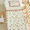 Colchón para Cuna, Colchón Pequeño Especial para Recién Nacidos, Colchón de Algodón Puro para Cuatro Estaciones, Colchón Grueso Lavable para Siestas de Bebé en Guardería