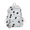 Mochila Ligera Estilo Ins Nicho Niñas Estudiantes de Secundaria Alto Valor Estético Nueva Bolsa de Hombro Gran Capacidad Mochila de Secundaria para Niñas