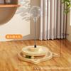 [Increíble Personalizado] Set de Bola Giratoria de Madera Maciza con Muelle y Fugas de Comida para Gatos Juguete para Mascotas Palo Atrapador para Gatos