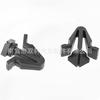 Para Nissan 62318-01W00 01553-03831 clipe de grade cinza nylon retentor peças automotivas