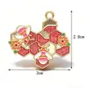 Fabricante Transfronterizo Goteo de Aceite Aleación Casa de Abejas Tarro de Miel Colgante Llavero Accesorios para Joyería DIY Colgante