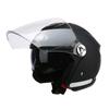 Capacete de carro elétrico de inverno com certificação 3C de novo padrão nacional Classe A, capacete de segurança universal quente para motocicleta, lente dupla personalizável