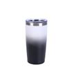 Cross-border 20oz spray plástico carro copo cerveja gelo copo 304 aço inoxidável dupla camada carro copo térmico fábrica de comércio exterior