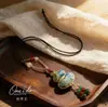 Novo Pingente Brocado de Canção Chinesa Cabacinha Borboleta Estilo Nacional Chaveiro Ornamento de Bolsa Corrente de Celular Acessórios Presente Cultural e Criativo