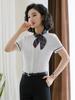 Camisa Profesional para Mujer Nueva Moda de Verano Elegante Slim Camisa de Estudiante Blanca Ropa de Trabajo Ol para Mujer Venta al por Mayor