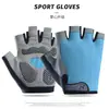 Guantes Deportivos para Ciclismo de Primavera y Otoño, Medio Dedo, Unisex, Dedo Corto, Antideslizantes, Suministro Directo del Fabricante, Transpirables, Antideslizantes