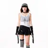 Camisola Sexy Estilo Americano para Meninas, Verão Feminino, Novo Design, Nicho, Base, Sem Mangas, Regata, Slim Fit