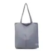 Bolsa de Ombro de Tecido de Nylon Bolsa Casual de Lona Feminina Versátil Simples Leve Bolsa de Mão Grande Capacidade Bolsa Tote de Compras
