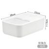 Cubo de Arroz Doméstico 20kg Grado Alimenticio Cubo de Arroz de Cocina con Tapa Almacenamiento a Prueba de Insectos Humedad Grano Sellado Cubo de Almacenamiento de Grano