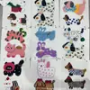Pegatinas de tela con dibujos animados de otoño e invierno para bordado por computadora, diseño de cachorros, para ropa, bolsos, accesorios decorativos, parches DIY al por mayor