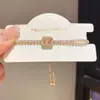 Pulsera Cubo de Azúcar Pequeño de Circonita Estilo Ins Coreano Apilable Exquisita Versátil Pulsera de Cuentas Lujo Ligero Nicho Sensación de Alta Gama Joyería de Mano para Mujeres