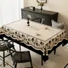 Mantel Francés Retro de Lujo de Gama Alta de PVC Nuevo Impermeable a la Grasa y al Agua Mantel sin Lavado Rectangular para Mesa de Café