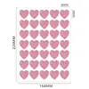 Pegatinas Decorativas para el Día de San Valentín Más Vendidas Comercio Exterior Corazón de Amor Láser Rojo En Stock Empaque Pegatinas de Recompensa de Amor Coloridas Sin