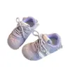 Zapatillas Deportivas de Moda Versátiles Lindas de Suela Suave Antideslizantes con Velcro de Caña Baja para Niñas Estilo Coreano Nuevo Primavera 2026