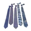 Corbata Leer Nueva Serie Azul 8cm poliéster traje de negocios corbata jacquard corbata al por mayor fabricante en stock