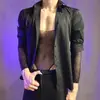 Lencería Sexy Lobe, Ropa de Malla Apasionada y Atractiva, Body Sexy Transparente de Talla Grande Adornado con Pedrería para Hombre
