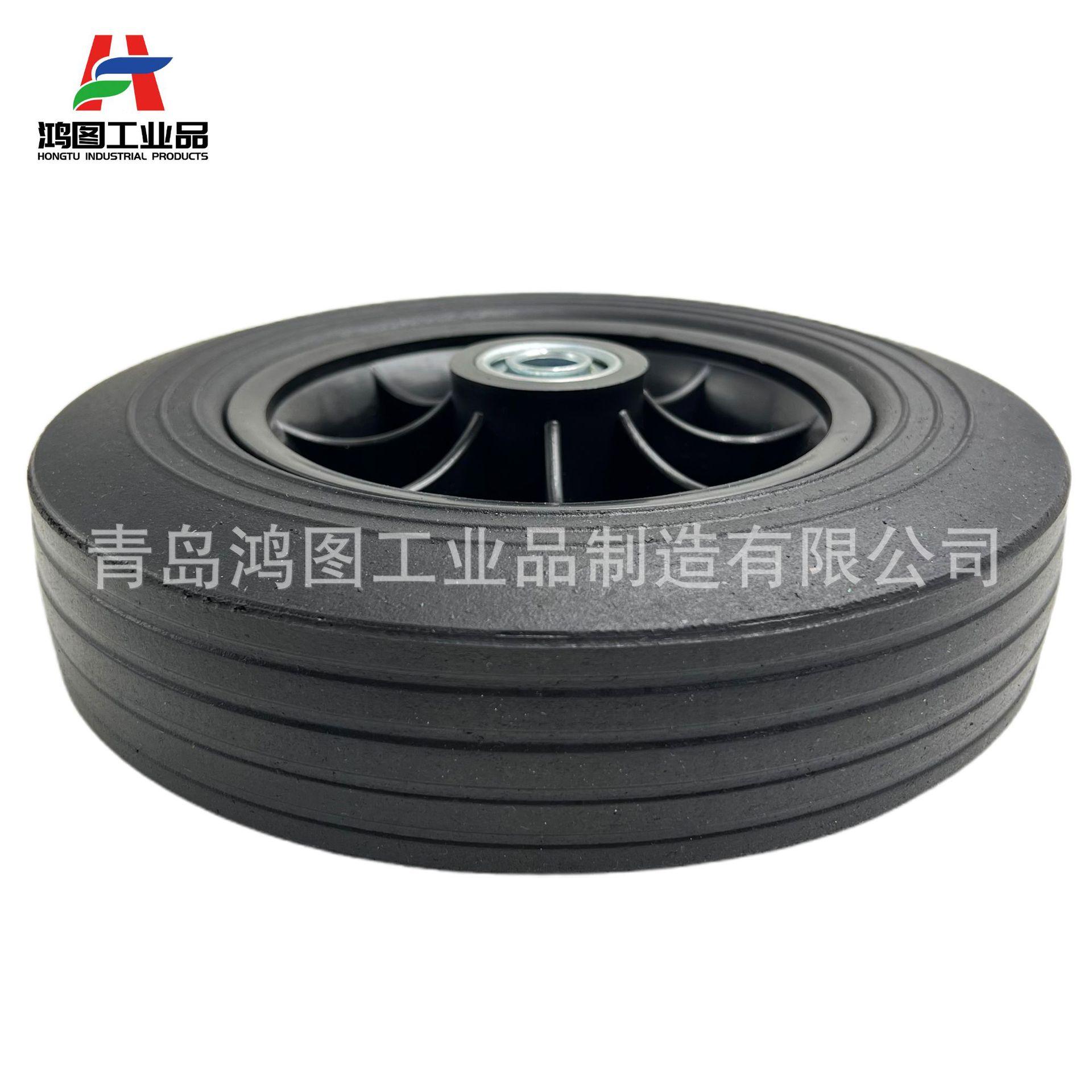 10寸10x2.75顺纹胶粉轮反包轴承 (7)