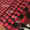 Tejido 100% algodón, material para ropa de cuadros de algodón, blanco y negro, blanco y rojo, patrón de cuadros pequeños, adecuado para camisas y vestidos, venta al por mayor transfronteriza