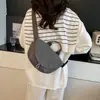 Bolso Cruzado de Pecho Casual Simple de Aspecto Elevado, Diseño de Nicho, Estilo Japonés, Cuadros Retro, Deportivo, de un Solo Hombro, Versátil, para Ciclismo