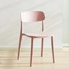 Silla de comedor de plástico Santang para uso doméstico, para apartamentos pequeños, informal, con respaldo, para restaurantes de comida rápida, restaurantes occidentales, bares y comedores.