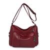 Nova Bolsa Feminina Urbana Simples de Um Ombro Moda Simples Grande Capacidade Bolsa Transversal Couro Macio Atacado