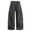 Jeans para hombre American Retro cleanfit Scimitar Lavado Pantalones Viejos Pantalones de Pierna Ancha para Hombre y Mujer