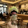 Muñeca de Cáscara de Fruta Producto Terminado, Colgante Carrillón de Viento de Cáscara de Fruta, Muñeca de Vaina de Frijol Artesanía Terminada, Colgante Hecho a Mano Lindo-Feo