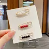 Collar Anti-Luz Botón Artefacto Broche de Perla Invisible Pin para Mujer Fijo Ropa Ramillete Camisa Botón del Pecho
