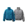 Ropa Vintage 2025 Invierno Cálido Engrosado Cleanfit Estilo Americano Cuello Alto Chaqueta de Algodón para Hombres y Mujeres Marca de Tendencia Abrigo de Algodón