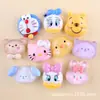 Pinza para el pelo de pelo de conejo Accesorios de resina Funda de teléfono Doraemon Pato Donald Adornos para el pelo DIY Oso pequeño Pollito Materiales hechos a mano Venta al por mayor