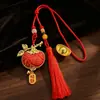 Colgantes de Brocado de la Dinastía Song Hechos Completamente a Mano, Colgantes para Coche, Llaveros, Accesorios para Teléfono y Bolsos, Amuletos de Paz, Decoraciones de Bolsas de Dinero, Venta al por Mayor