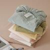 Estilo Japonés Simple Otoño e Invierno Nuevo Colchón Grueso Lijado Color Sólido Colchón de Una Pieza Simmons Funda Protectora Colcha Funda de Almohada